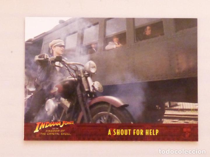 Trading Cards: TRADING CARD DE INDIANA JONES Y LA CALAVERA DEL TEMPLO DE CRISTAL N&ordm; 32 A&Ntilde;O 2008 DE TOPPS