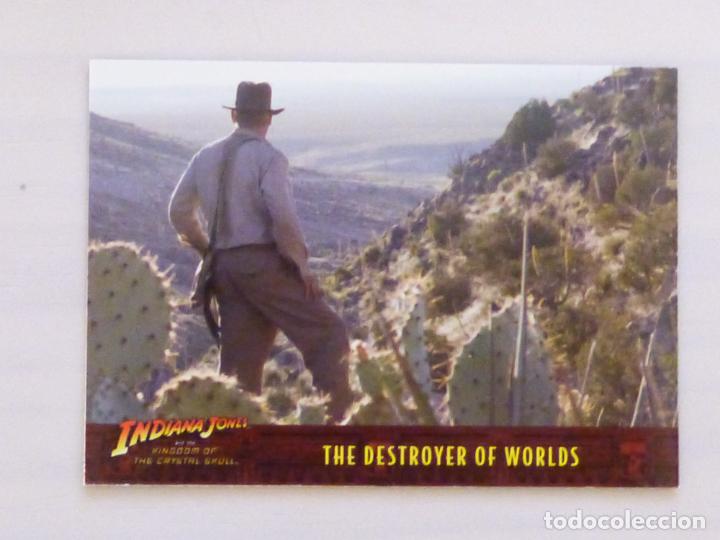 Trading Cards: TRADING CARD DE INDIANA JONES Y LA CALAVERA DEL TEMPLO DE CRISTAL N&ordm; 28 A&Ntilde;O 2008 DE TOPPS