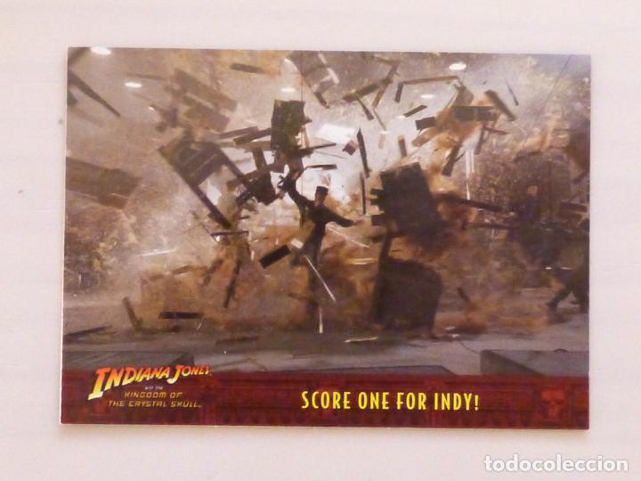 Trading Cards: TRADING CARD DE INDIANA JONES Y LA CALAVERA DEL TEMPLO DE CRISTAL N&ordm; 22 A&Ntilde;O 2008 DE TOPPS