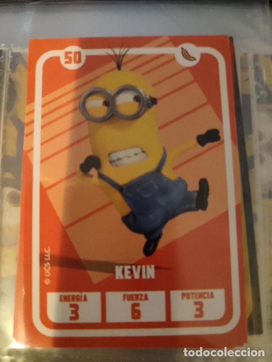 Cartas Colecion&aacute;veis: CARTA N&ordm; 50 KEVIN MINIONS LAS AVENTURAS DE JOVEN VILLANO CARREFOUR