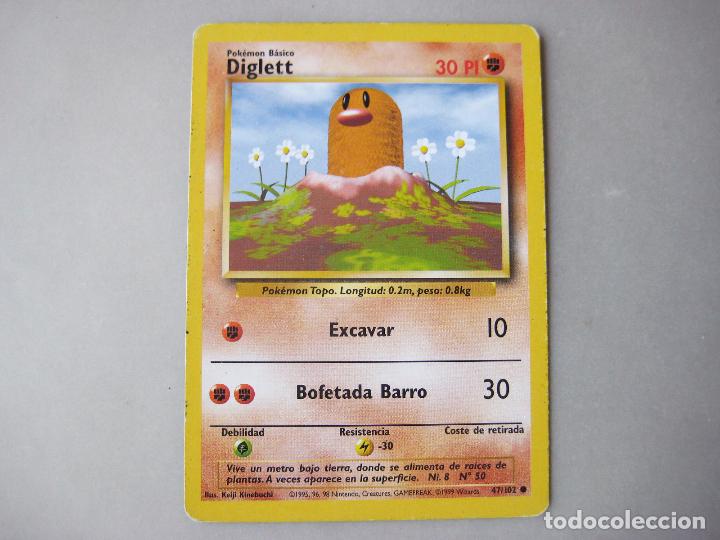 carta pokemon diglett 47/102. 30 pi edicin esp - Compra venta en  todocoleccion
