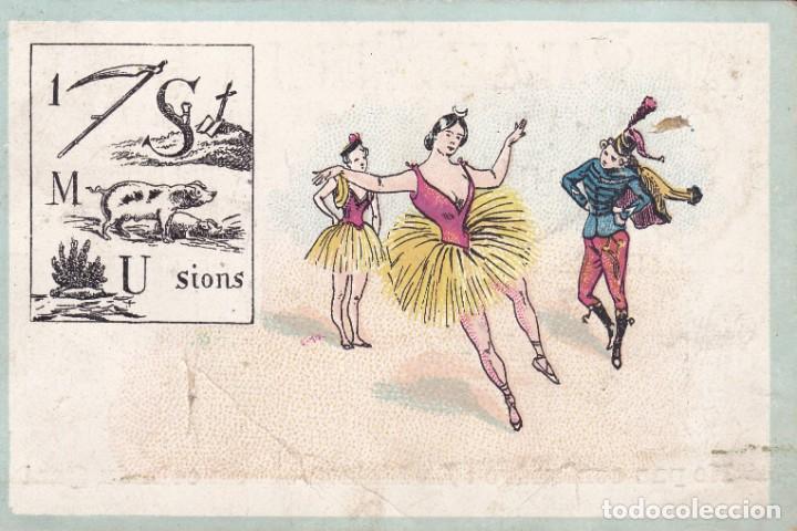 Trading cards: Boulevard du Palais finales siglo XIX Francia 6,5x10 ctms.