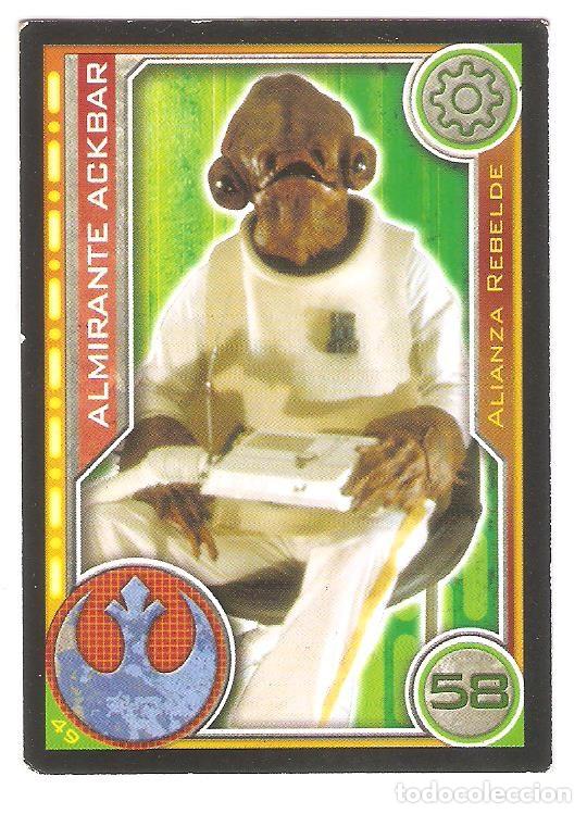 Trading Cards: 1 CROMO CARTA STAR WARS GUERRA GALAXIAS TOPPS EL CAMINO DE LOS JEDI NUM. 49