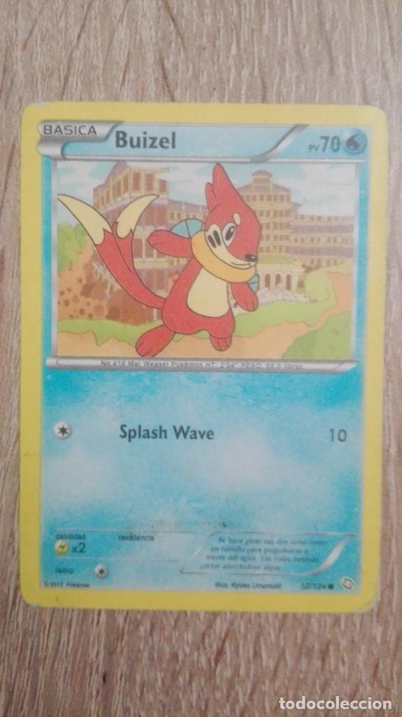 Cartas Colecion&aacute;veis: BUIZEL N&ordm; 418 B&Aacute;SICA PV70 SPLASH WAVE 10//MAR WEASEL POK&Eacute;MON// A&Ntilde;O 2012.