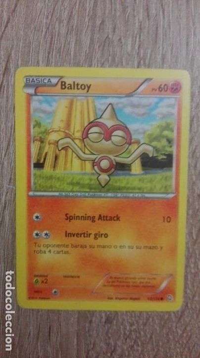 baltoy n 343 bsica pv60 spinning attack 10 in - Buy Antique trading cards  on todocoleccion