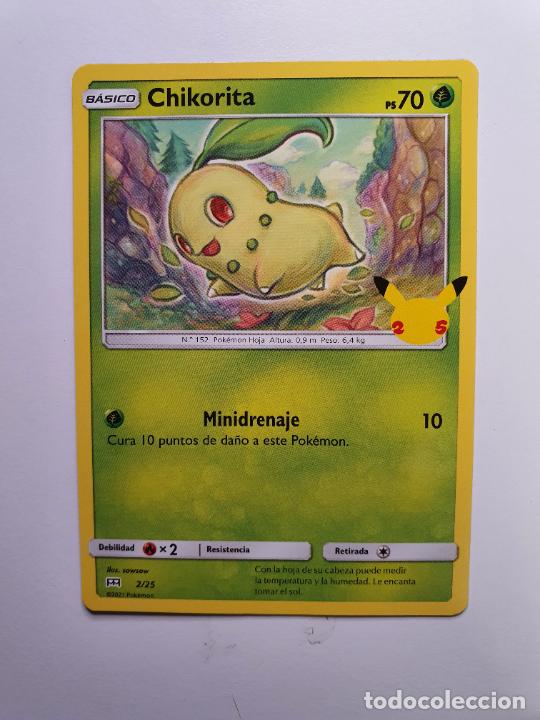chikorita pokemon card value 2/25 Chikorita - 2/25 Holo Rare