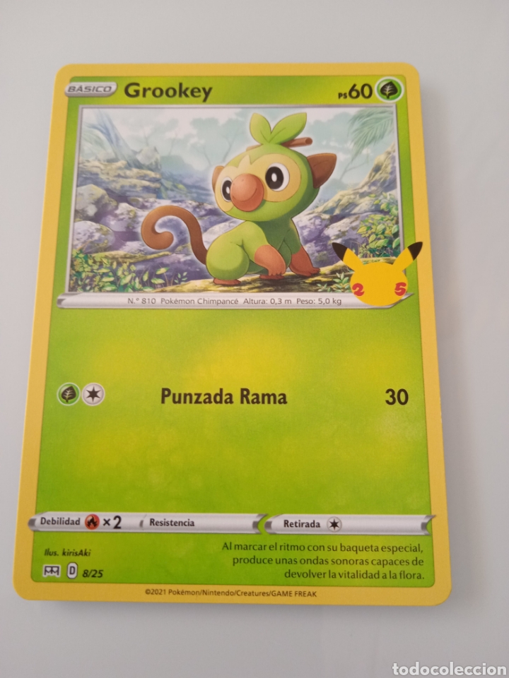 Trading Cards: 8 Grookey Pokemon MC Donald aniversario - Foto 1 - 294835343