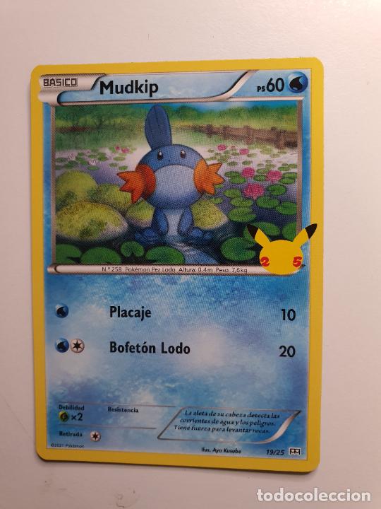 mudkip pokemon card mcdonalds (19/25) (PSA 9) GoldenFishGames Water Water Tackle (10) Water Pokemon Mudkip Holo Card |