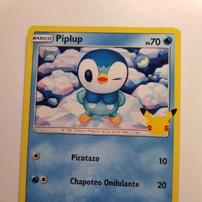 piplup pokemon card mcdonalds Pokemon - Piplup 20/25 - McDonalds Promo - 25th Anniversary