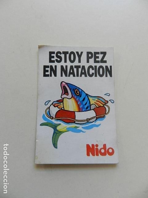 Trading cards: Tarjeta adhesivo &Aacute;lbum Frases c&eacute;lebres de los animales de Nido ESTOY PEZ EN NATACI&Oacute;N