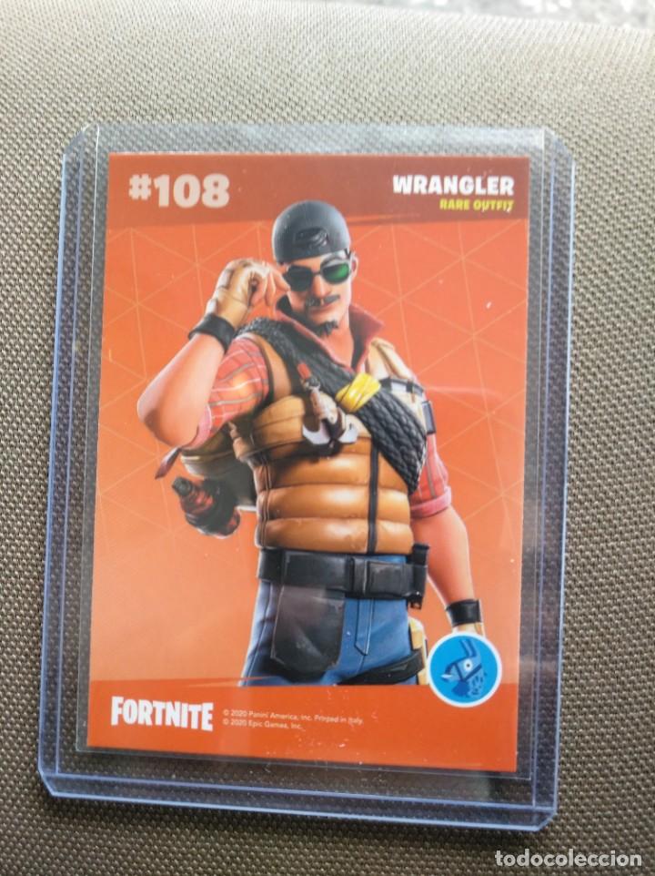108 wrangler holo panini fortnite serie 2 - Buy Antique trading cards on  todocoleccion