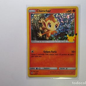 mcdonalds pokemon card chimchar - 12/25 Holo Rare Fire Colorless Fury Swipes (10) Flip 3 coins Chimchar 12/25 Holo 2021 Pokemon