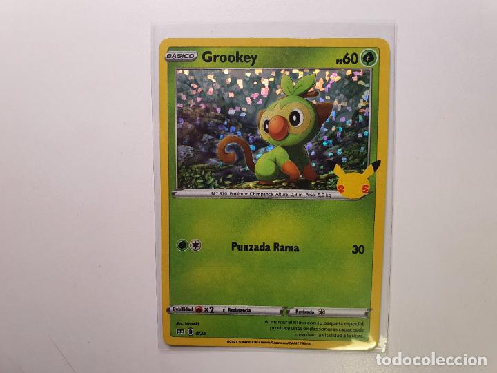 Pokemon Grookey Holo Promo Card  2021 McDonald's Set 8/25 (Near Mint) Pokemon  Mcdonalds 25th Anniversary
