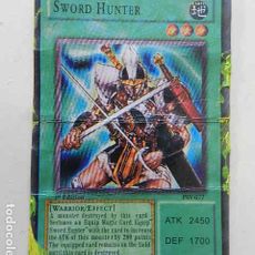 sword hunter yugioh card u/Gernie_Umbara you ask for it, here you go a Sword Hunter retrains, Used the Maho Vailo retrains as a base, basically the more he kills the stronger he gets until he spirals