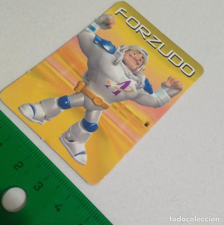 Cartes &agrave; &Eacute;changer: carta o tarjeta carton equipo actimel danone promocional forzudo