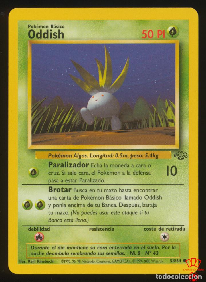 58/64. oddish - jungla (jungle) - pokemon trad - Buy Antique trading cards  on todocoleccion