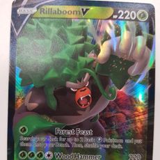 Pokemon Basic Rillaboomv carta pokemon. basic. rillaboom v. holograma. a - Compra venta en ...