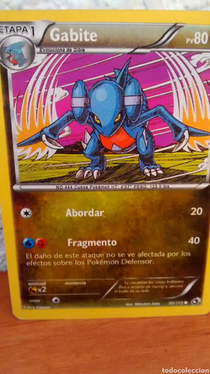 Trading cards: CARTA POKEMON 2013 GABITE - Foto 1