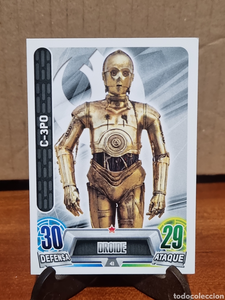 Trading cards: STAR WARS N&deg;41 TOPPS FORCE ATTAX - Foto 1