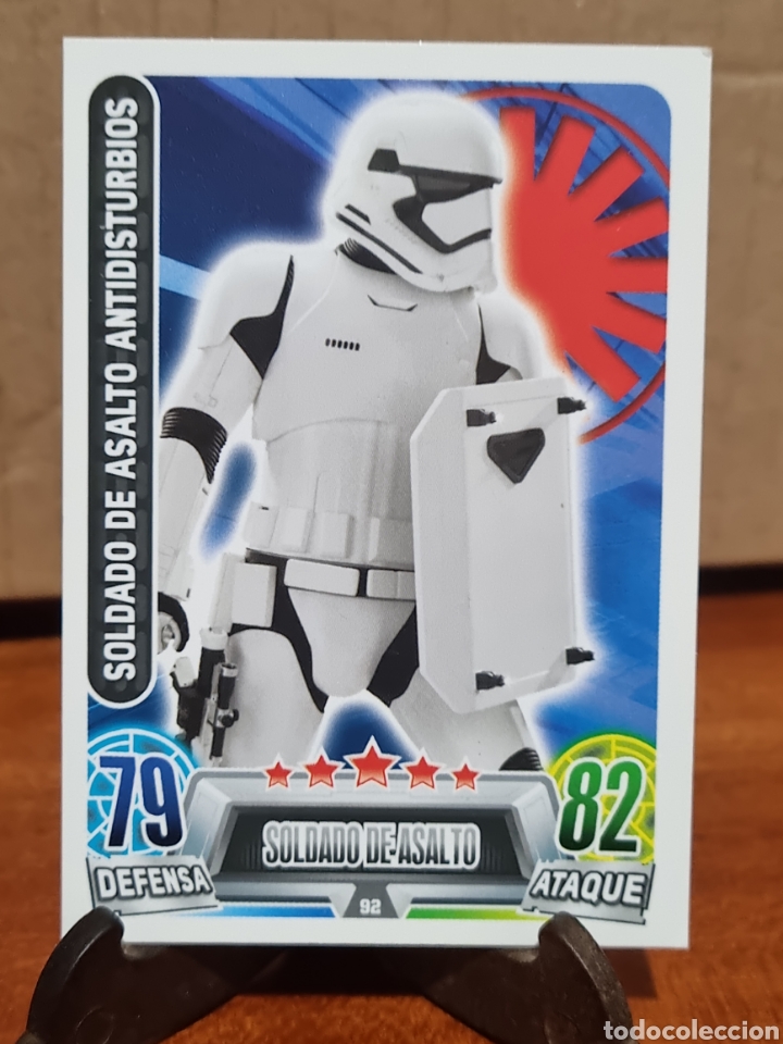 Trading cards: STAR WARS N&deg;92 TOPPS FORCE ATTAX - Foto 1