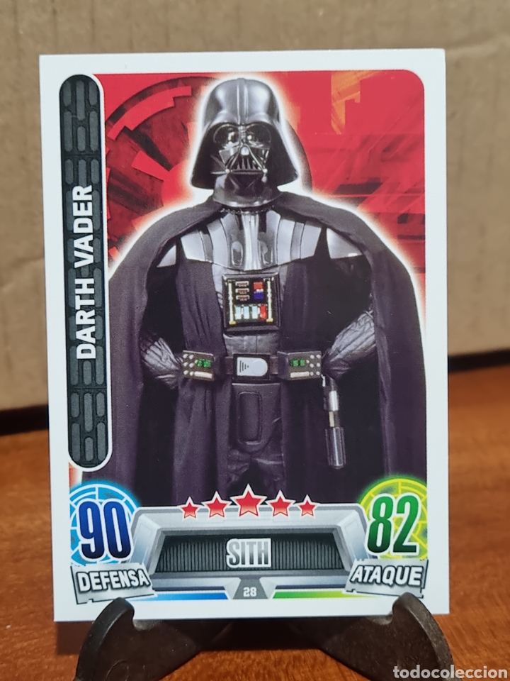 Trading cards: STAR WARS N&deg;28 TOPPS FORCE ATTAX - Foto 1