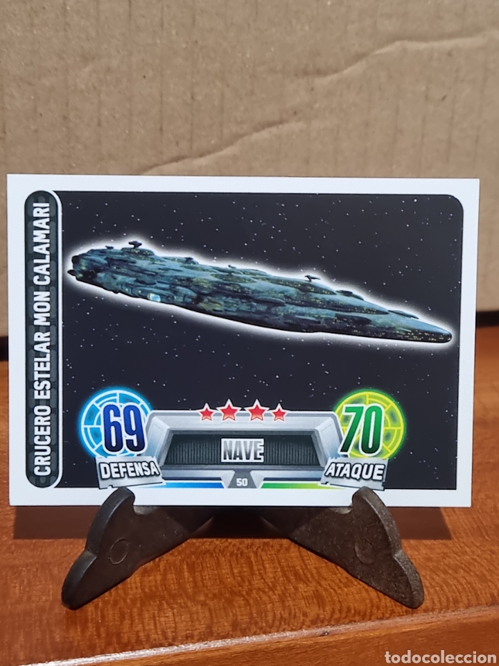 Trading cards: STAR WARS N&deg;50 TOPPS FORCE ATTAX - Foto 1