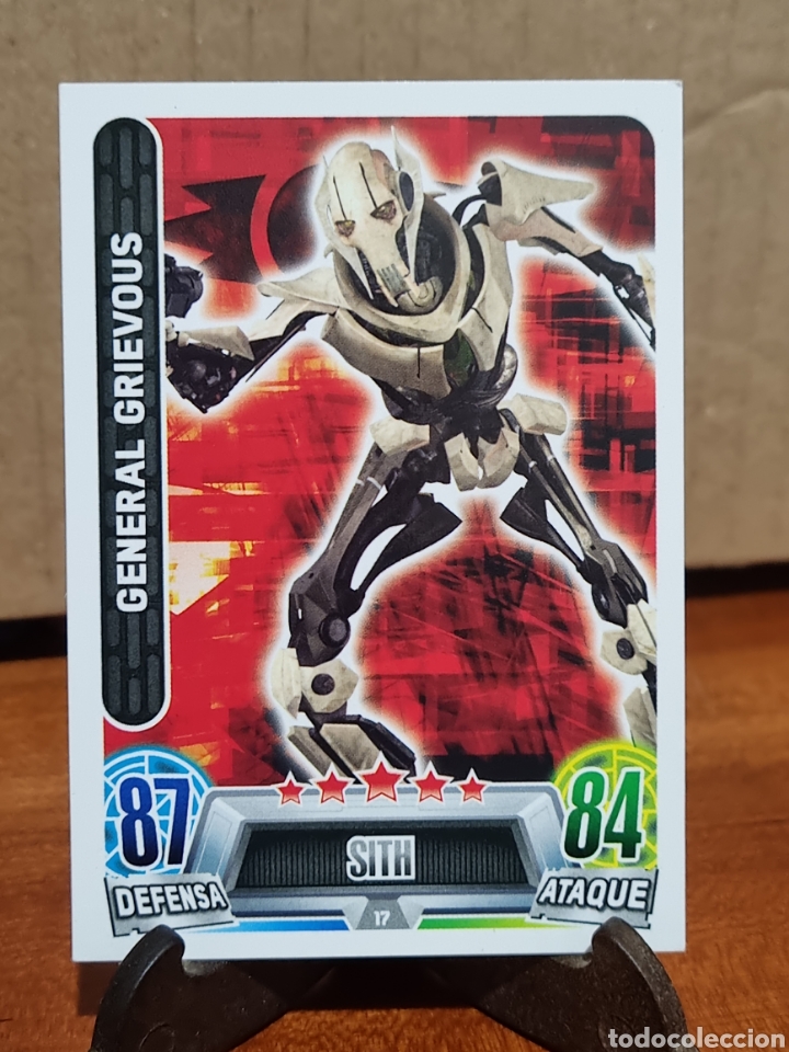Trading cards: STAR WARS N&deg;17 TOPPS FORCE ATTAX - Foto 1