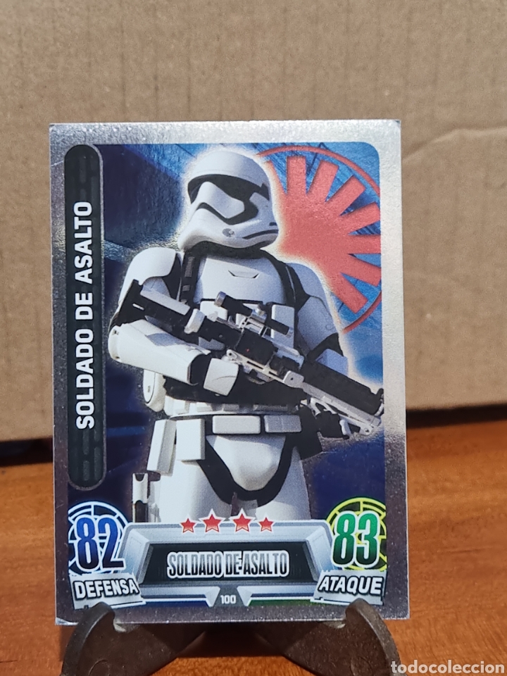 Trading cards: STAR WARS N&deg;100 TOPPS FORCE ATTAX - Foto 1