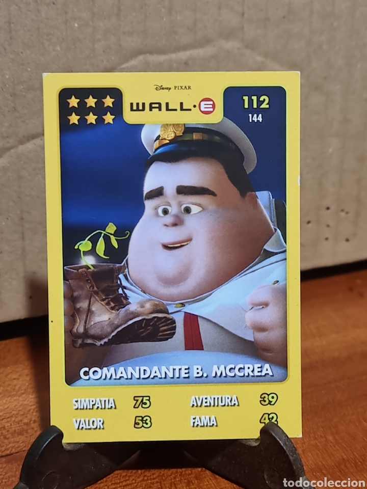 Trading cards: N&deg;112 WALL-E - COMANDANTE B. MCCREA DISNEY PIXAR CAPRABO - Foto 1