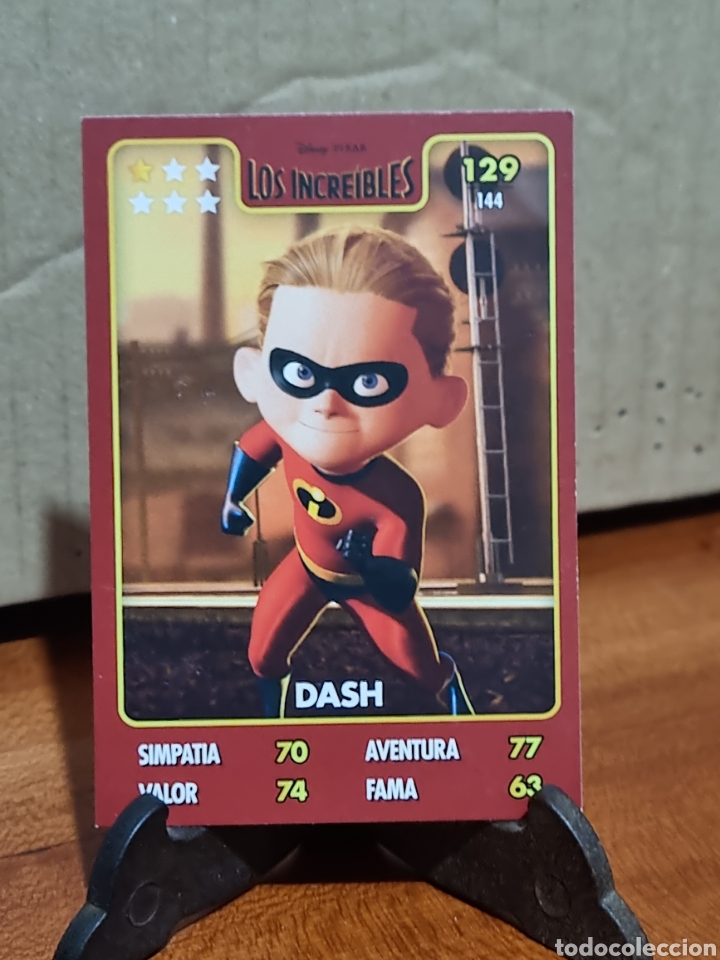 Trading cards: N&deg;129 LOS INCRE&Iacute;BLES - DASH - DISNEY PIXAR CAPRABO - Foto 1