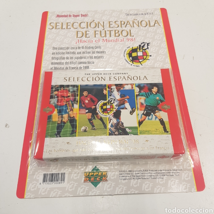 Trading Cards: UPPER DECK SELECCI&Oacute;N ESPA&Ntilde;OLA DE F&Uacute;TBOL HACIA EL MUNDIAL 98 TRADING CARDS