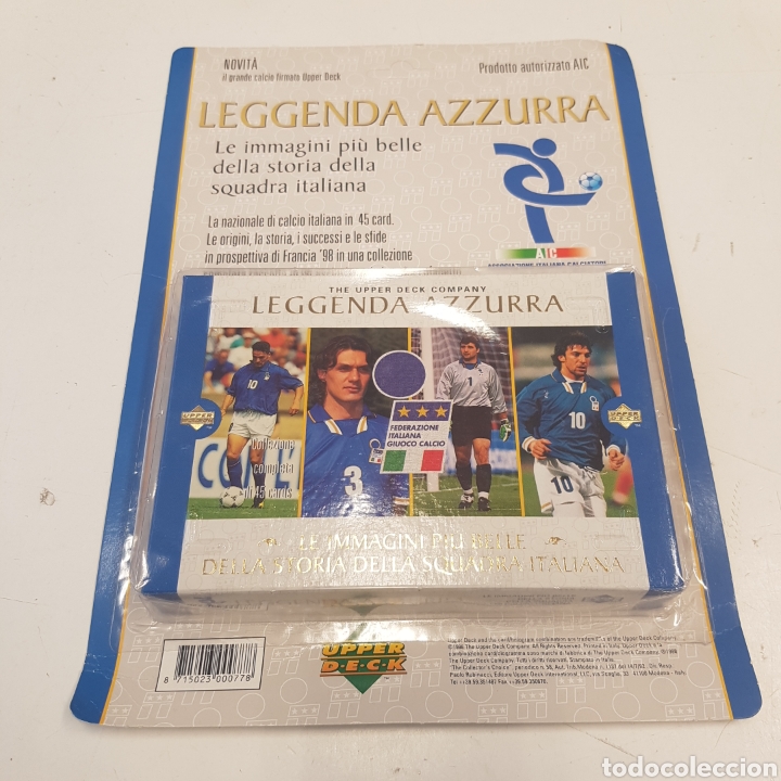 Trading Cards: UPPER DECK LEGGENDA AZZURRA SELECCI&Oacute;N ITALIA 1998 TRADING CARDS