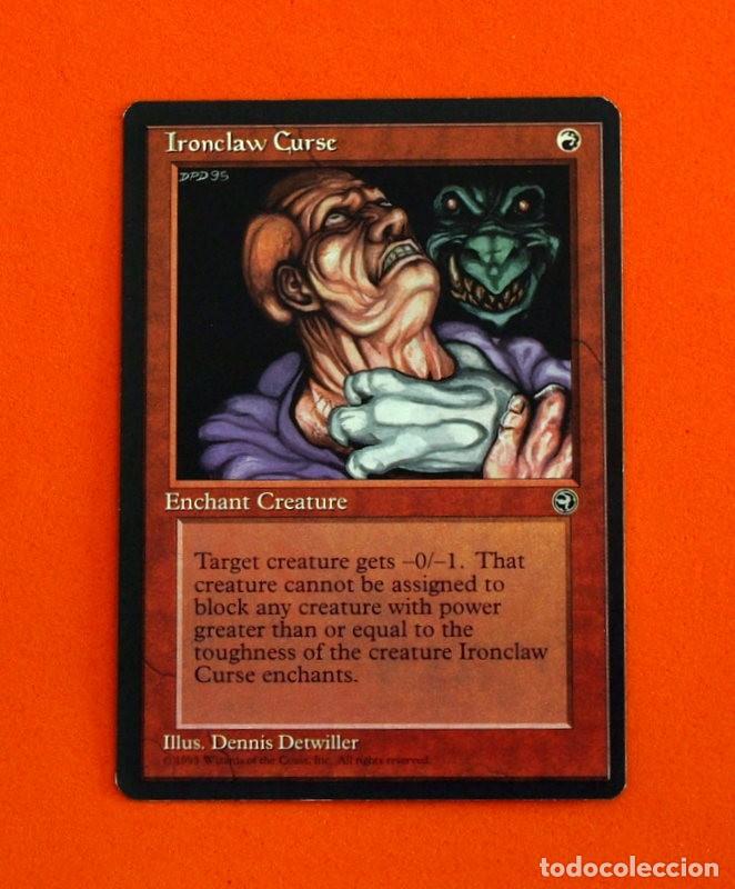 Magic The Gathering Ironclaw Curse Enchant Comprar Trading Cards 