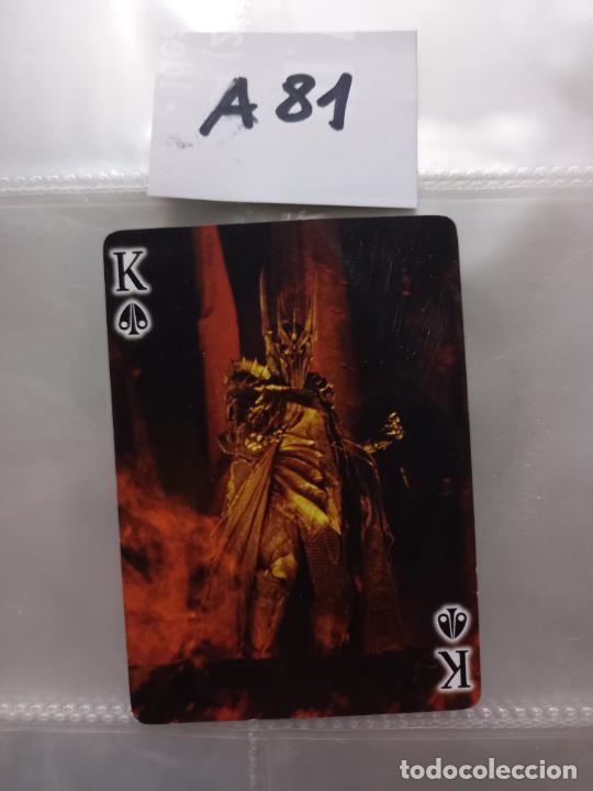 Trading cards: EL SE&Ntilde;OR DE LOS ANILLOS LORD OF THE RINGS TRADING CARD