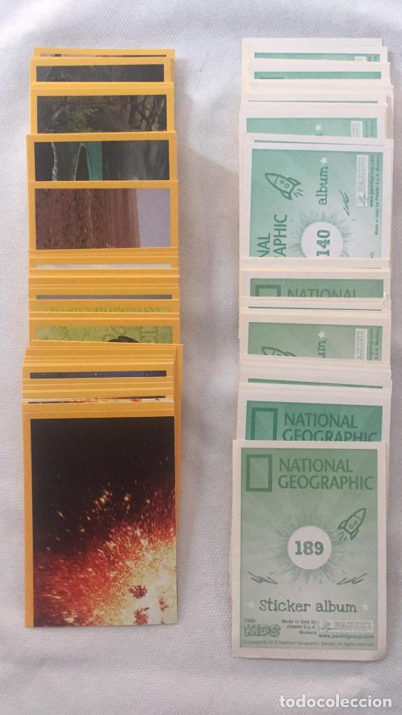Cartas Colecion&aacute;veis: LOTE DE 170 CROMOS NATIONAL GEOGRAPHIC 2012 - PANINI - STICKER - SIN REPETIR - SIN PEGAR