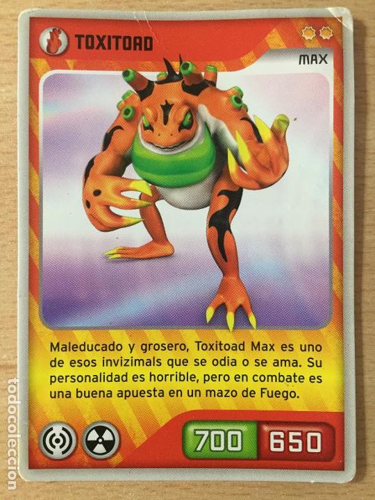 Trading cards: INVINZIMALS - 30 Toxitoad - Foto 1