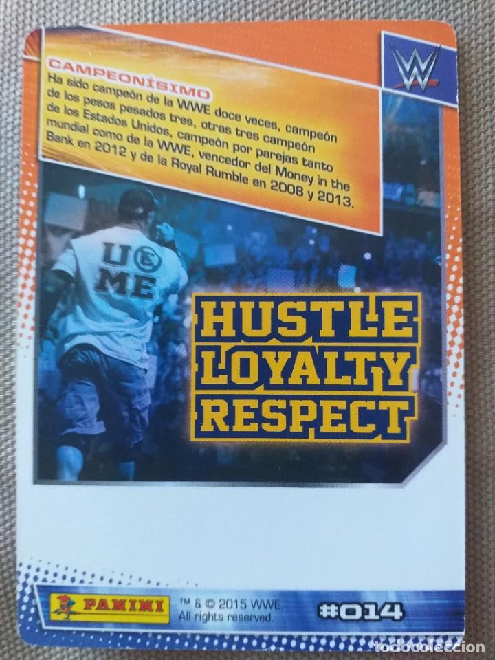 Trading cards: CROMO WWE. JOHN CENA. 014. PANINI. - Foto 3