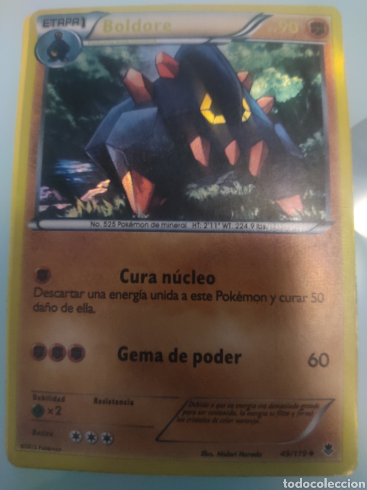 pokemon boldore ( 49 / 119 ) xy las fuerzas de - Buy Antique trading cards  on todocoleccion
