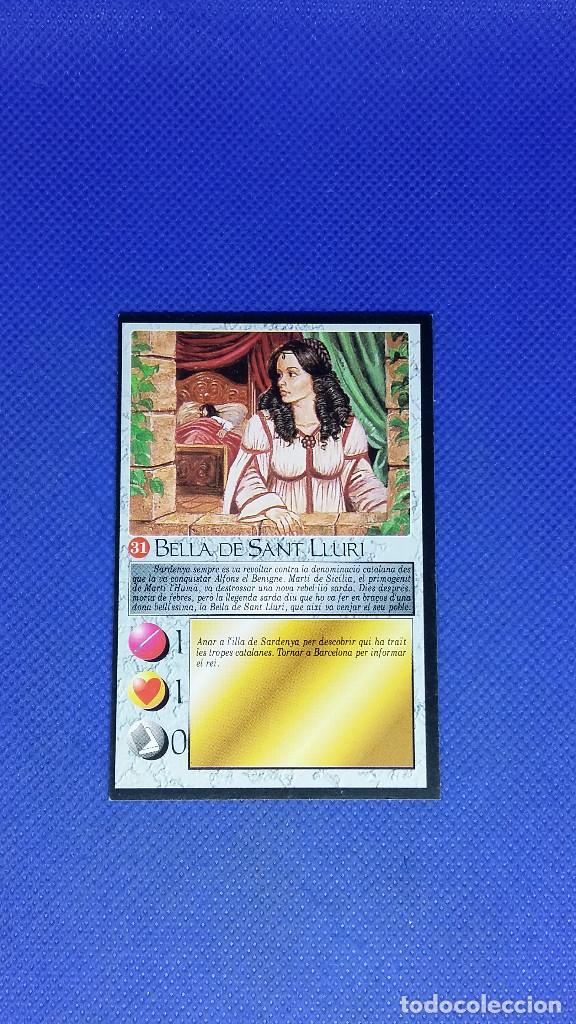 Trading Cards: HISTORIA MAGICA DE CATALUNYA 1996 AVUI CARTA N&ordm; 31 BELLA DE SANT LLURI