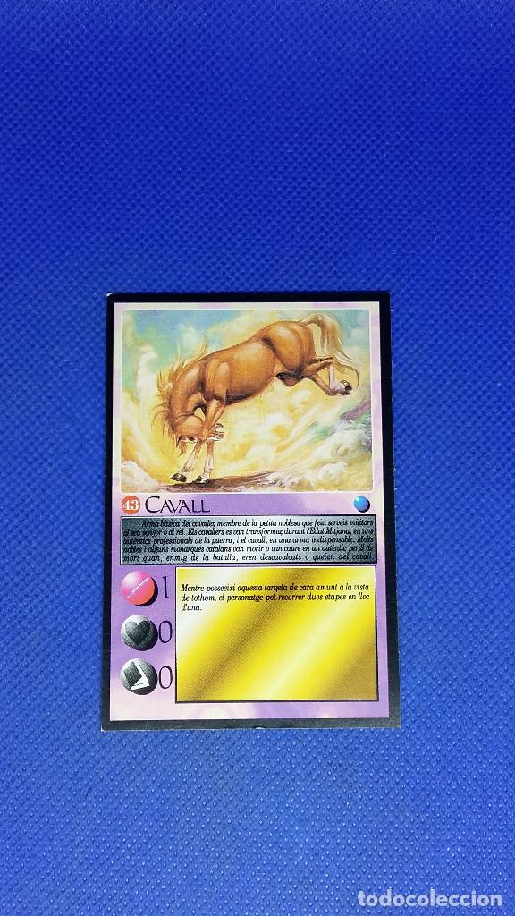 Trading Cards: HISTORIA MAGICA DE CATALUNYA 1996 AVUI CARTA N&ordm; 43 CAVALL