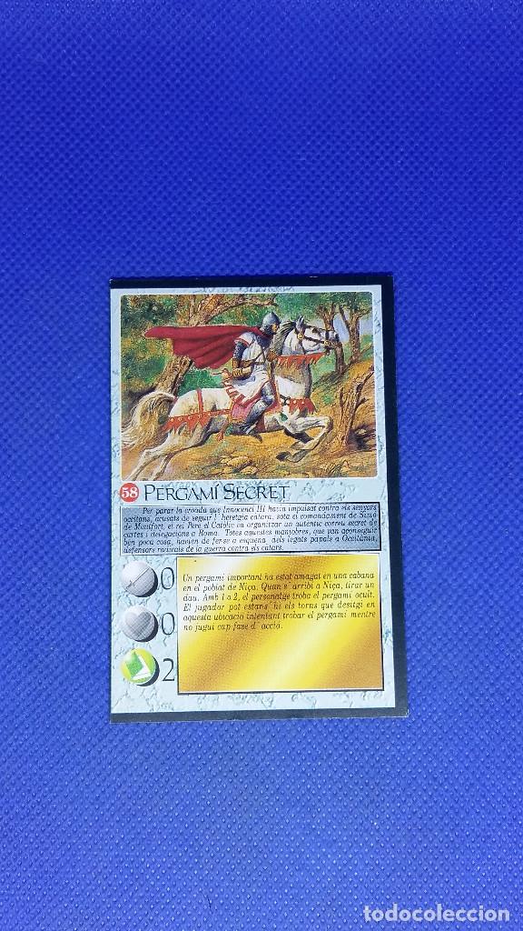 Trading Cards: HISTORIA MAGICA DE CATALUNYA 1996 AVUI CARTA N&ordm; 58 PERGAM&Iacute; SECRET