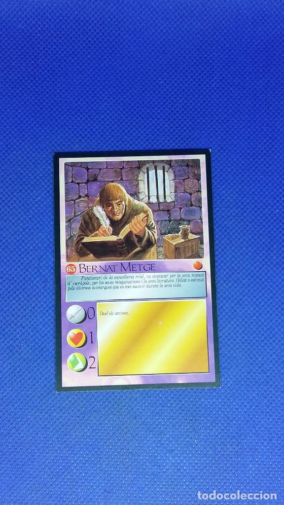 Trading Cards: HISTORIA MAGICA DE CATALUNYA 1996 AVUI CARTA N&ordm; 65 BERNAT METGE