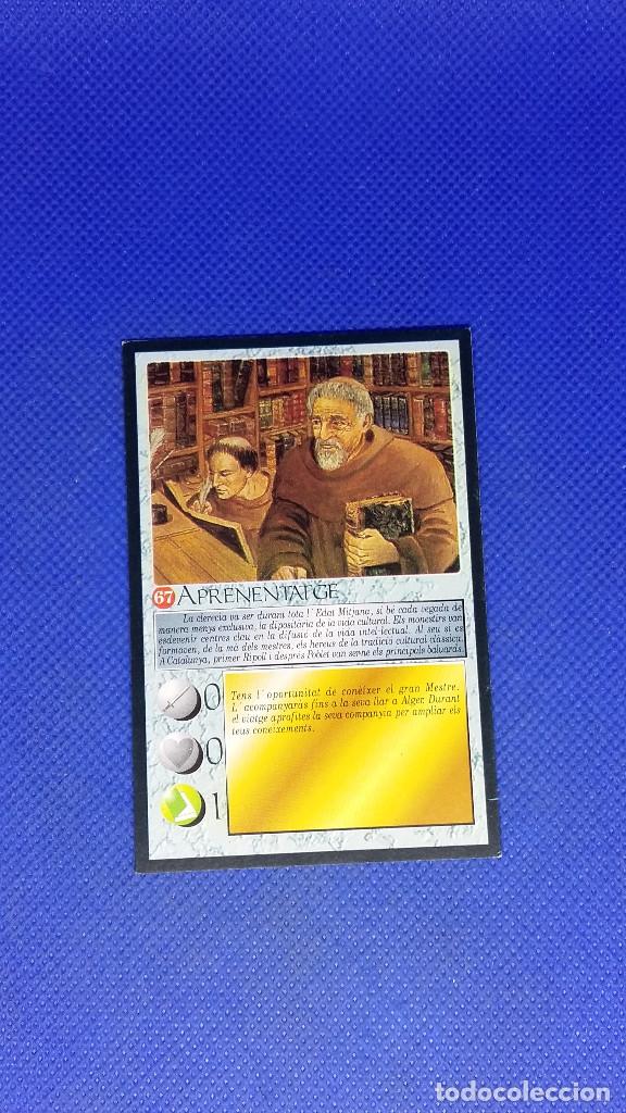 Trading Cards: HISTORIA MAGICA DE CATALUNYA 1996 AVUI CARTA N&ordm; 67 APRENENTATGE