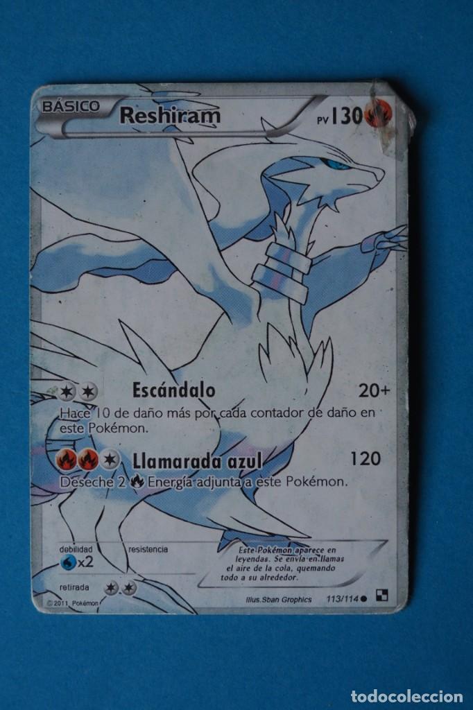 Trading cards: CARTA POK&Eacute;MON: RESHIRAM - Foto 1