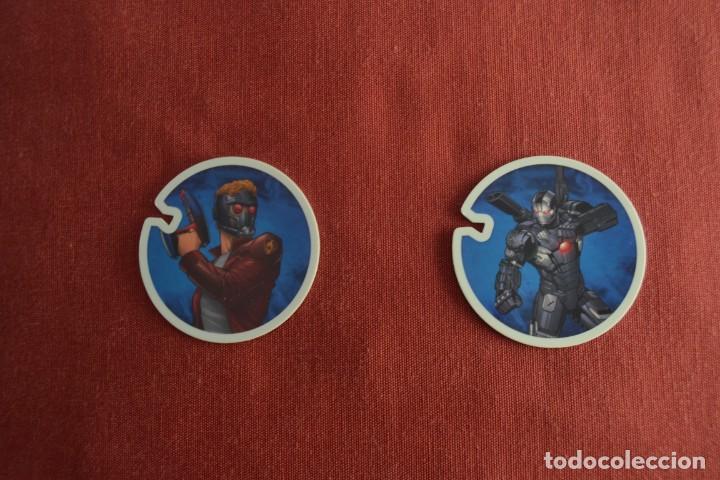 Trading cards: 19 y 7 MARVEL TAZOS FLIZZ - CARREFOUR (2018) - Foto 1