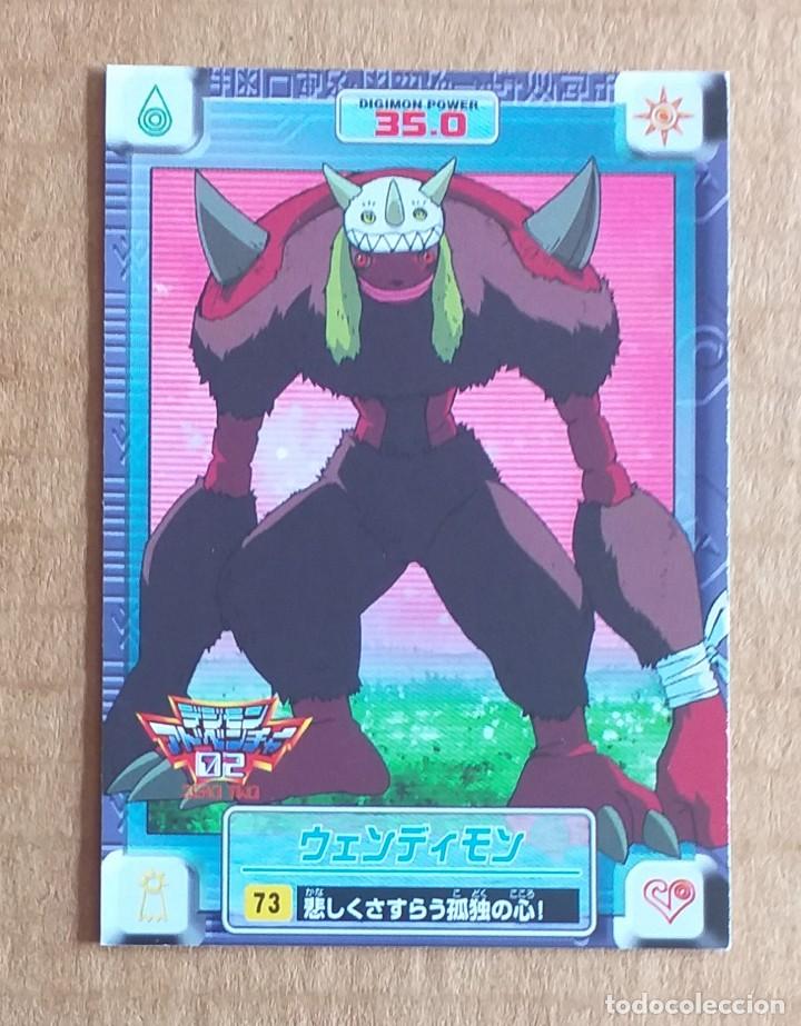 Trading cards: CARTA JAPONESA n&ordm; 73 WENDIMON DIGIMON SERIE 2 DE BANDAI. Nueva de sobre.