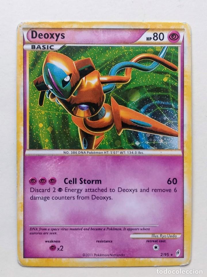 carta tarjeta card pokemon 2011 deoxys 2/95 - Buy Antique trading cards on  todocoleccion