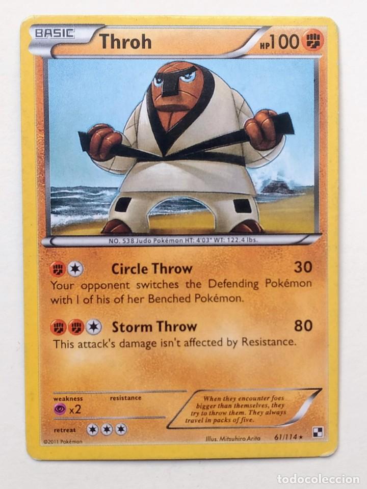 carta tarjeta card pokemon 2011 throh 61/114 - Buy Antique trading cards on  todocoleccion