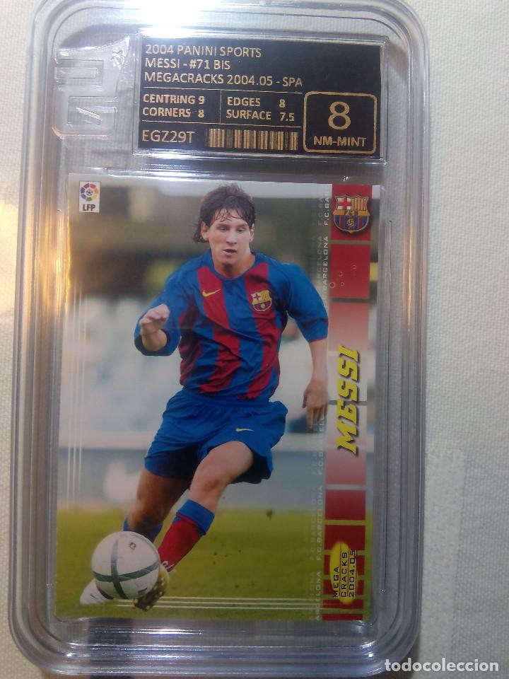 Carte Panini Megacracks 2005 — Lionel Messi #71 Rookie — SGC 7 — TRÈS RARE !