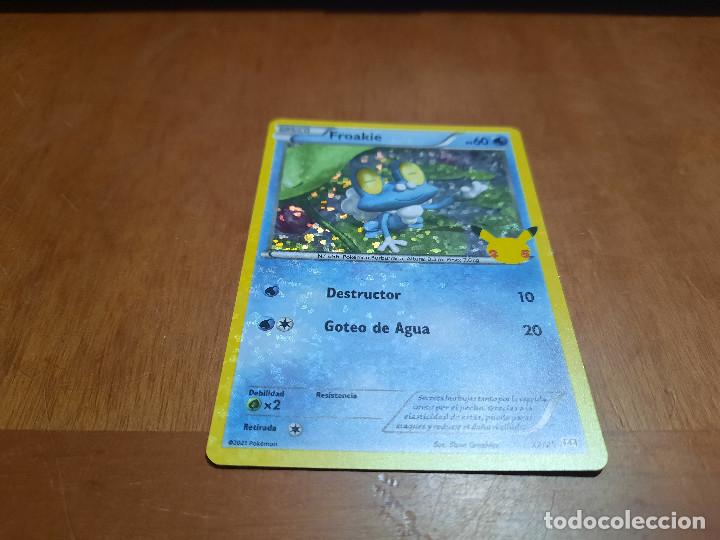 froakie. pokemon. carta. cromo. buen estado. tr - Buy Antique trading cards  on todocoleccion